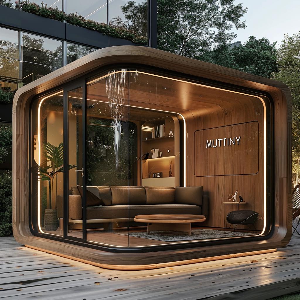 Oak cabin house