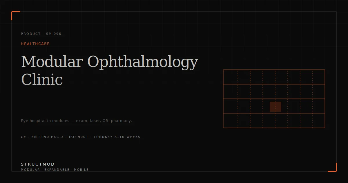 Modular Ophthalmology Clinic — Expert Eye Hospital | structmod