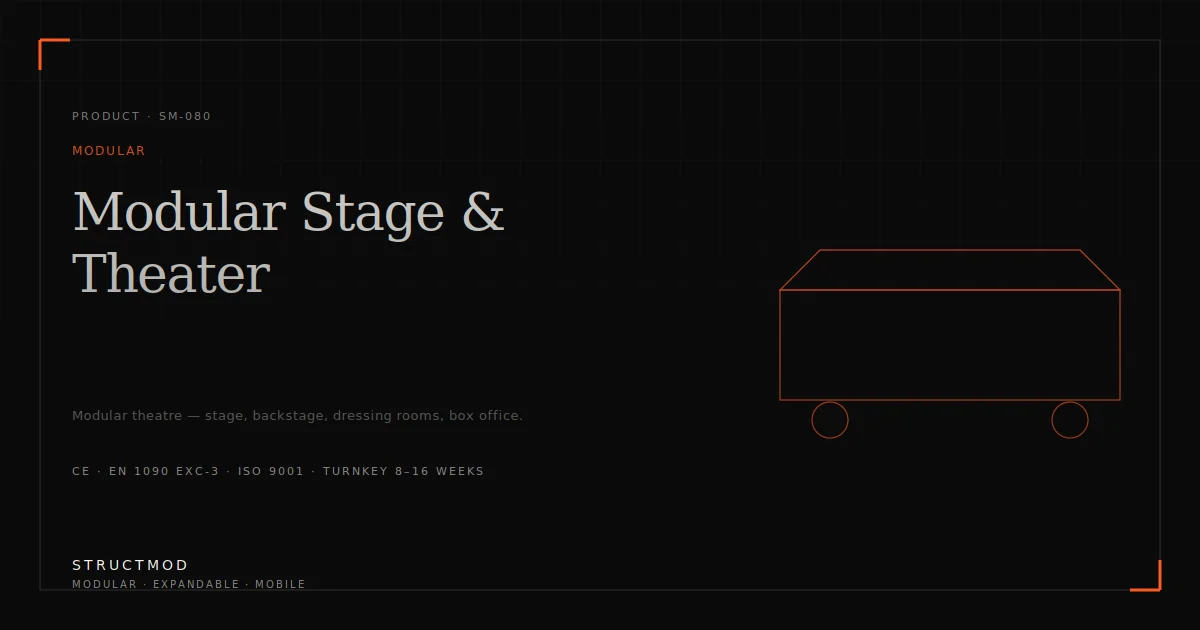 Modular Theater — Expert Stage, Backstage, Box Office | structmod