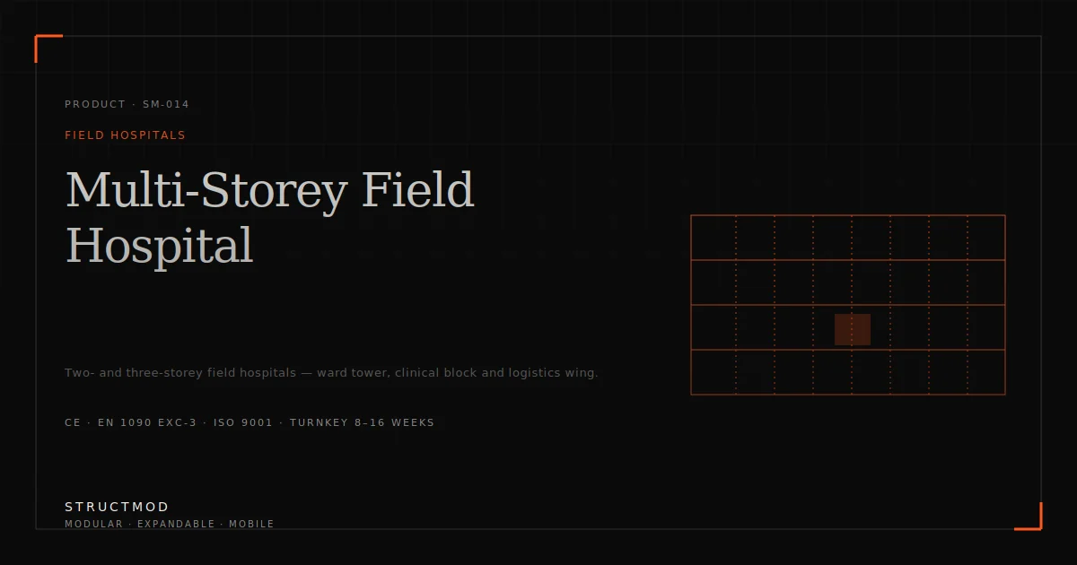 Storey Field Studio Multi-Storey Field Hospital — Expert Ward Tower | structmod
